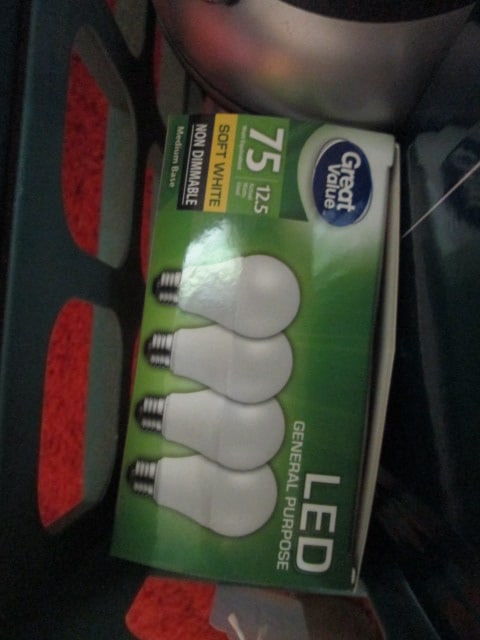 Crate of Various Style/Wattage Lightbulbs, Flashlight and Lanterns - 4