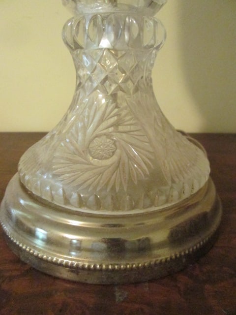 Crystal Hobstar Design Table Lamp - 2