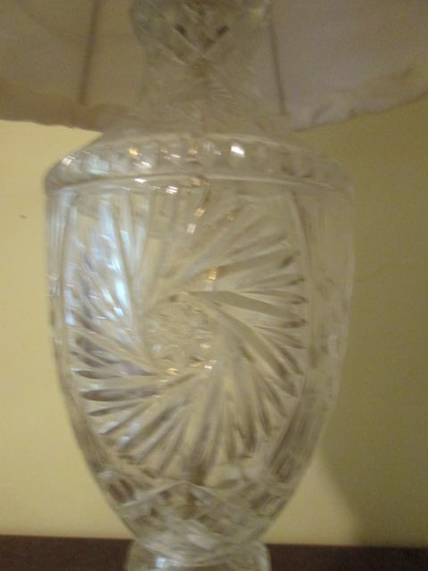 Crystal Hobstar Design Table Lamp - 3