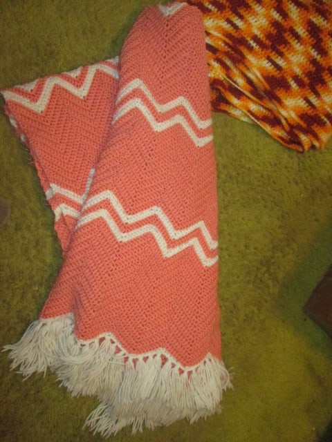 Three Hand Crafted Crocheted Afghan Throws - 3