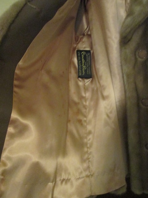 Nice Vintage Tissavel Fabric Country Pacer Faux Fur Ladies Hip Coat - 3