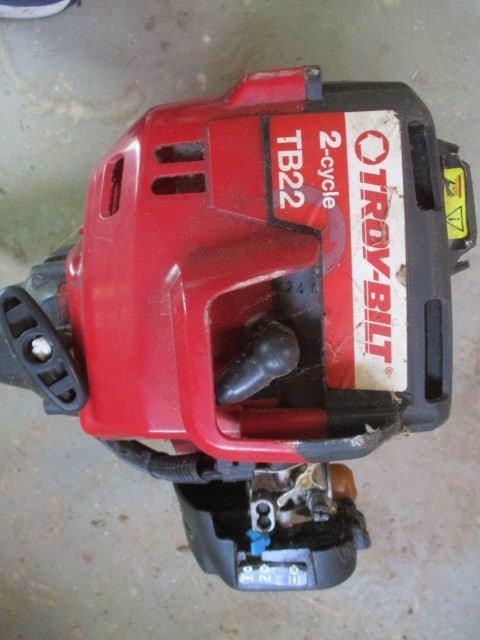 Troy-Bilt TB22 and TB22 EC Gas Trimmers with Attachments and Metal Gas Can - 2