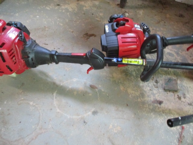 Troy-Bilt TB22 and TB22 EC Gas Trimmers with Attachments and Metal Gas Can - 4