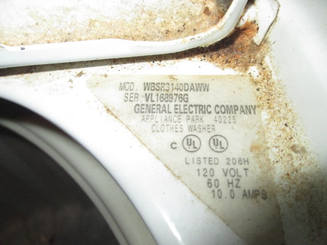 GE Super Capacity Plus Top Load Center Agitator Washer - 6