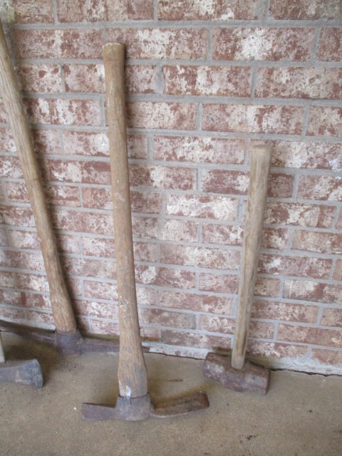 Post Hole Diggers, Pick Axe, Axe, Maddox, Sledge Hammer - 2