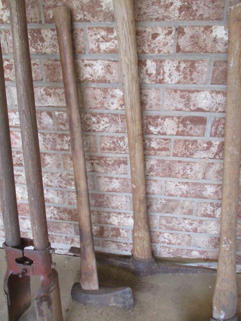 Post Hole Diggers, Pick Axe, Axe, Maddox, Sledge Hammer - 3