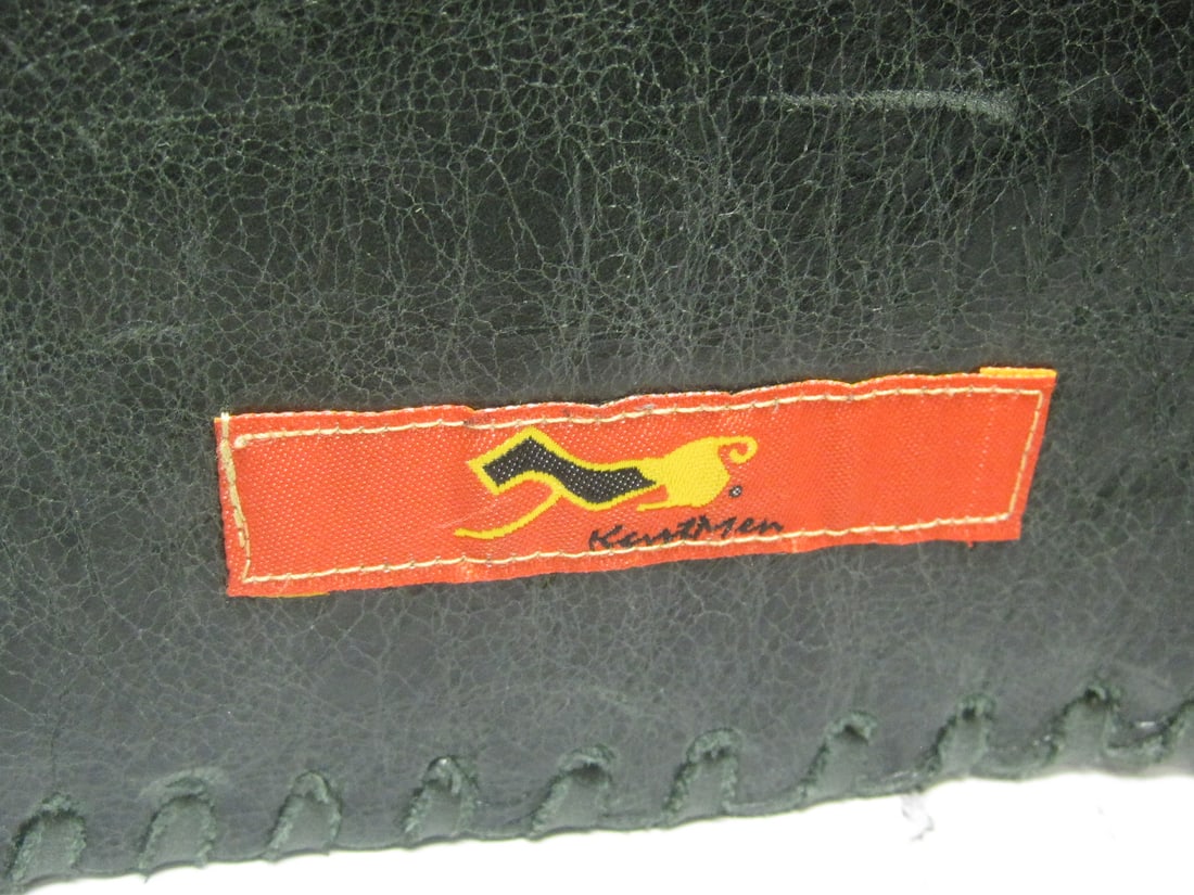 Kurtmen Tooled Leather and Studded Belt - 8