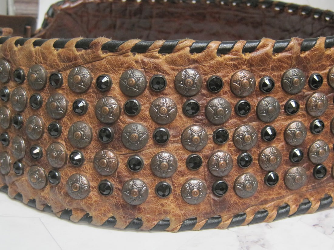 Kurtmen Tooled Leather Belt - 5