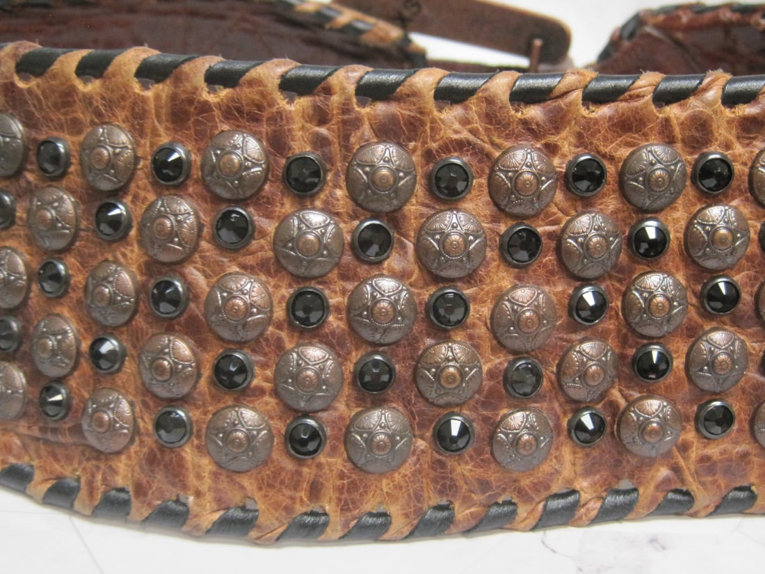 Kurtmen Tooled Leather Belt - 6