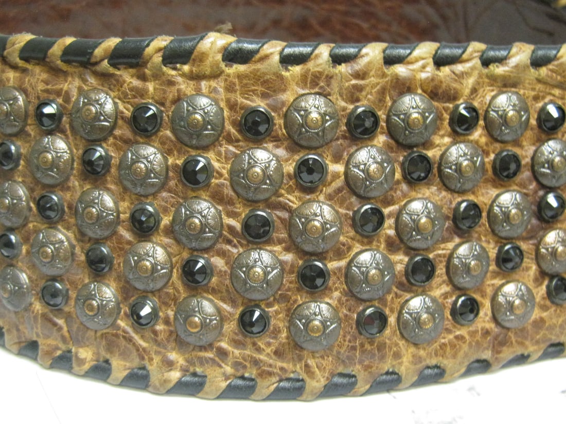 Kurtmen Tooled Leather Belt - 7