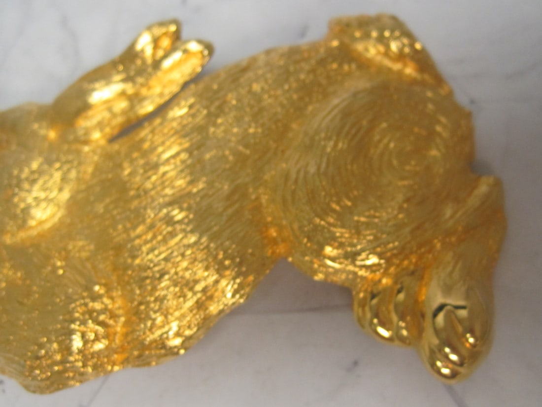 Dotty Smith Goldtone Large Belt Buckle - 3