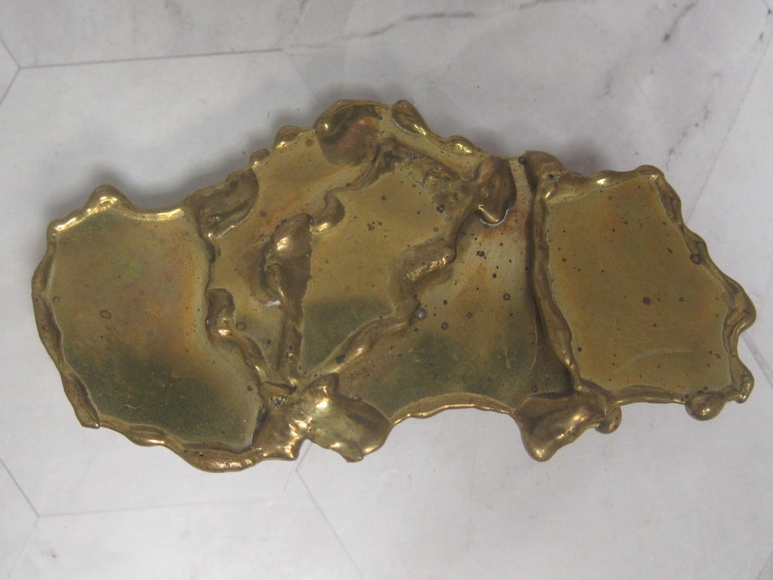 1970's Bowie Boynton Brass Belt Buckle: .