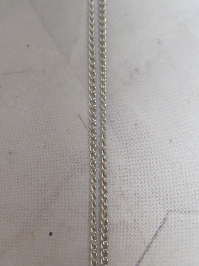 Sterling Silver Pearl Pendant on 18" Sterling Silver Chain - 3