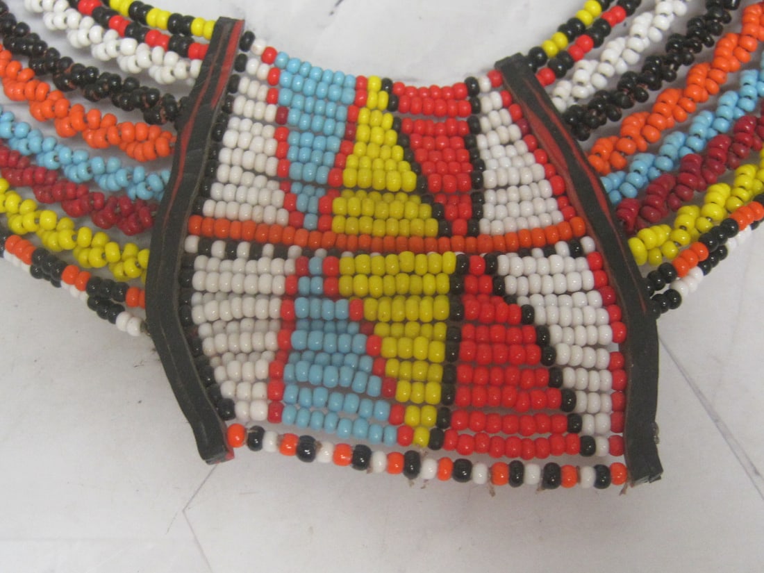 African Tribal Style Collar Necklace - 2