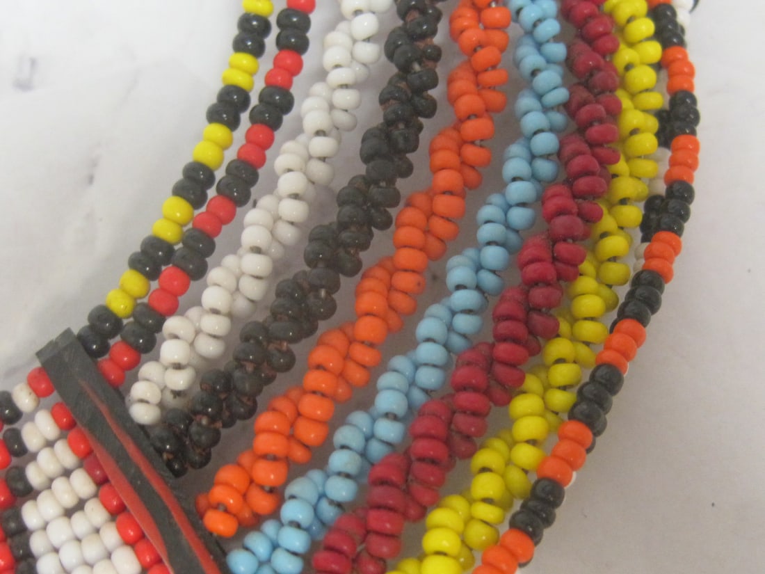African Tribal Style Collar Necklace - 3