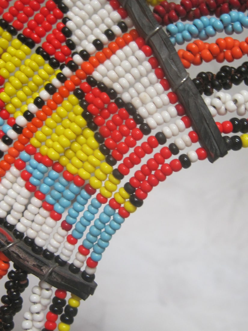 African Tribal Style Collar Necklace - 5