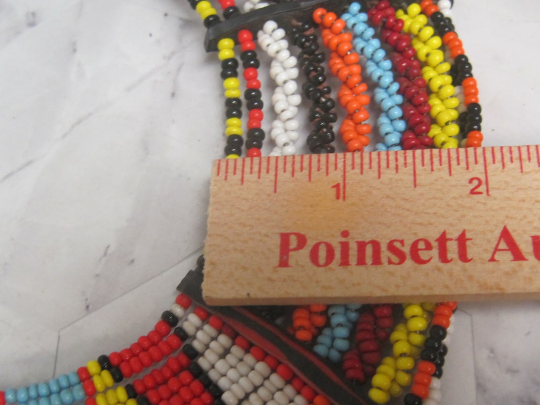 African Tribal Style Collar Necklace - 6