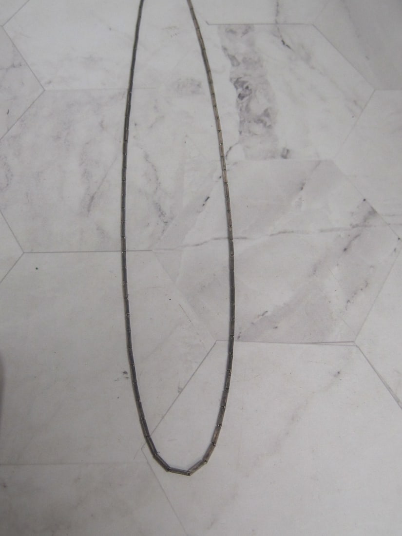 18" Sterling Silver Liquid Silver Link Chain: Weighs 3.7 grams