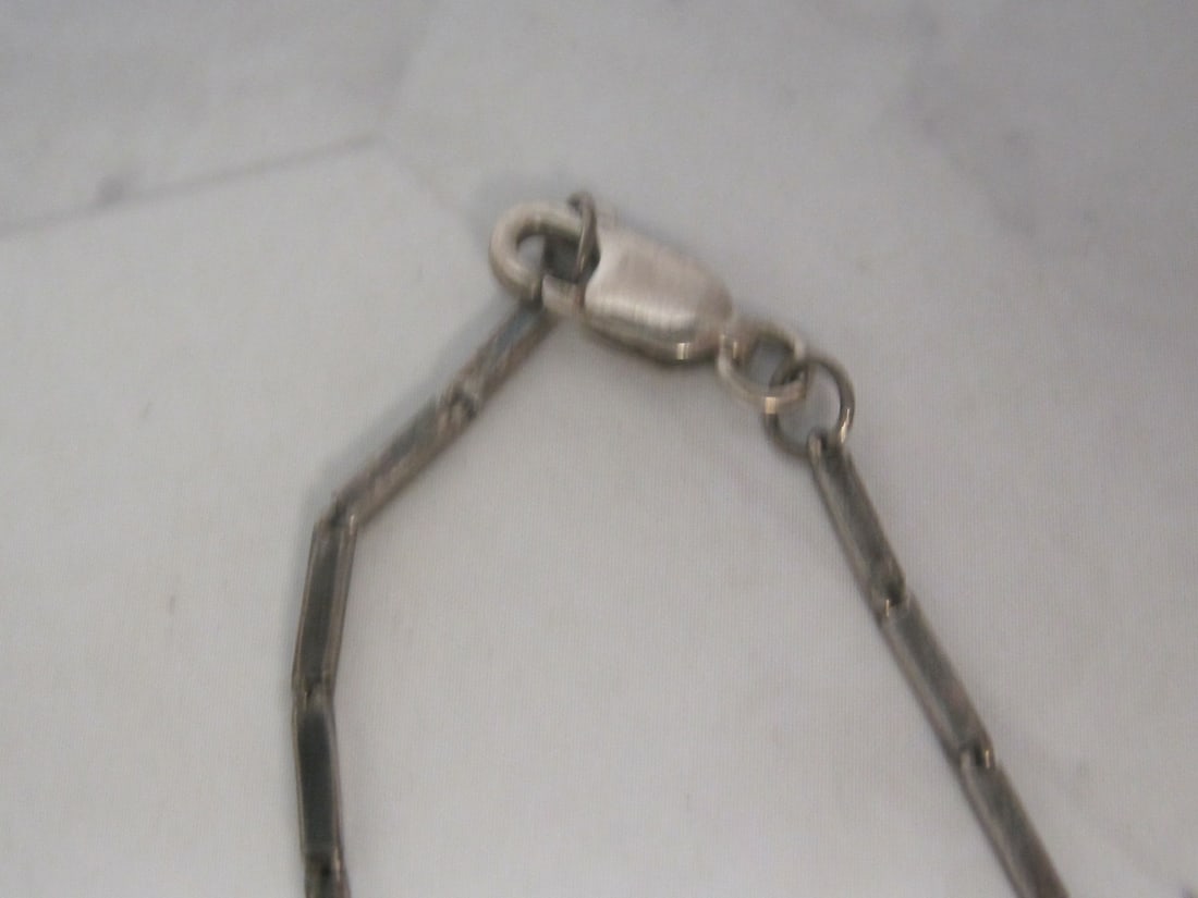18" Sterling Silver Liquid Silver Link Chain - 3