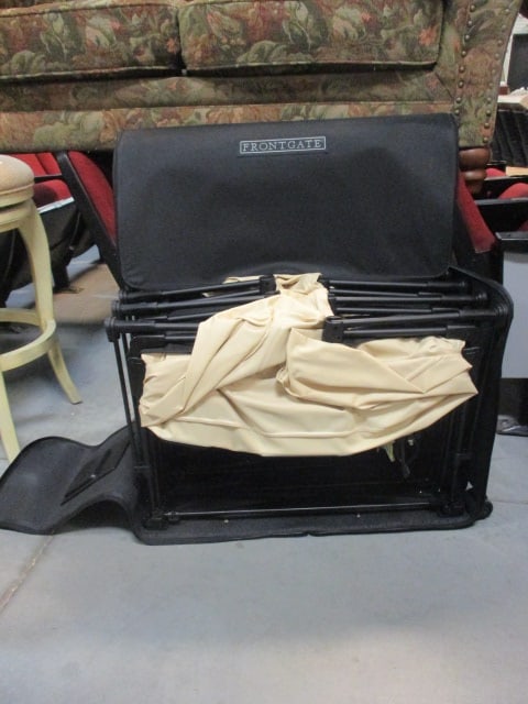 Frontgate EZ-Bed Self Inflating Portable Bed in Rolling Storage Bag: Local Pickup Only