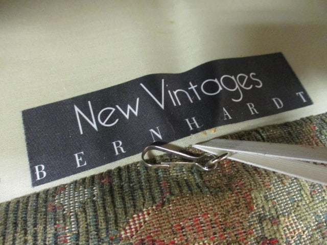 New Vintages by Bernhardt Rolled Arm Love Seat w/ Nail Head Accents - 5