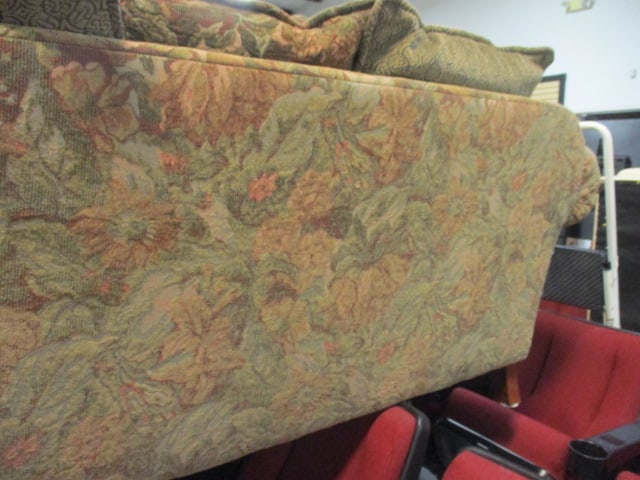 New Vintages by Bernhardt Rolled Arm Love Seat w/ Nail Head Accents - 7
