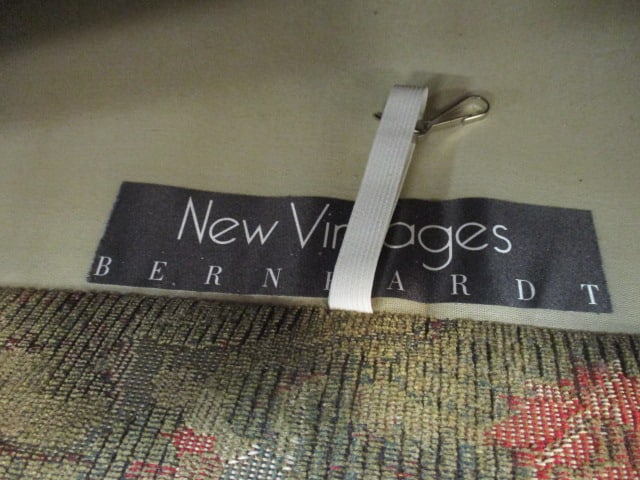 New Vintages by Bernhardt Rolled Arm Love Seat w/ Nail Head Accents - 6