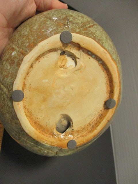 Pair of Pottery Centerpiece Retro Bird Planters - 7