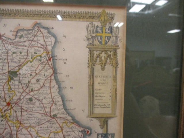 Three Framed and Matted Thomas Moule Cartographer English Maps - 16