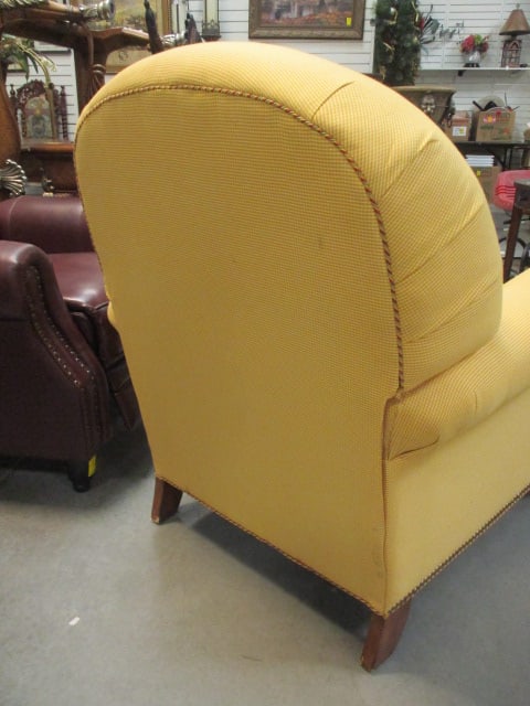 Calico Corners Rolled Arm Upholstered Recliner and Custom Accent Throw - 7