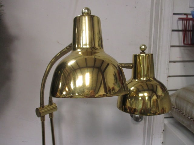 Double Arm Brass Floor Lamp - 2