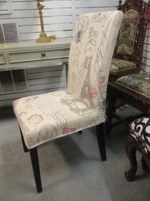 Pier 1 Parsons Chair with Changeable Slip Cover - 4