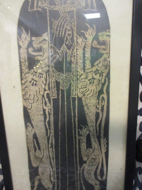 "Amy Robshart Wire of Earl of Leicester" Brass Rubbing - 3