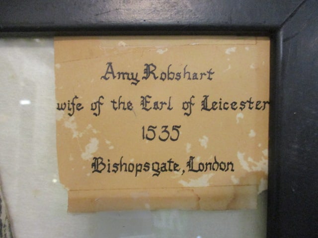 "Amy Robshart Wire of Earl of Leicester" Brass Rubbing - 5