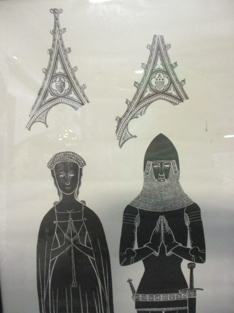 "Sir Morys Russel and Isabel" Brass Rubbing - 2