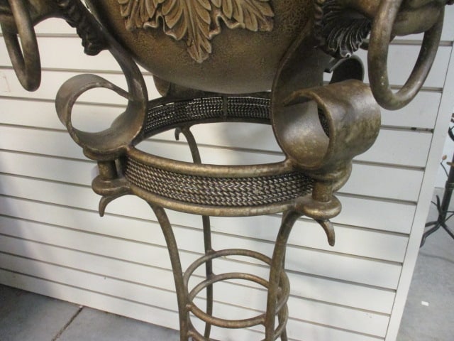 Neoclassical Style Jardiniere w/Bronze Finish on Metal Stand - 5
