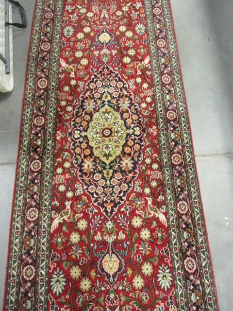Jewel of Kashmir Silk/Cotton Persian Runner - 3