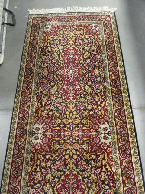 Jewel of Kashmir Silk/Cotton Persian Runner - 2