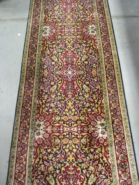Jewel of Kashmir Silk/Cotton Persian Runner - 3