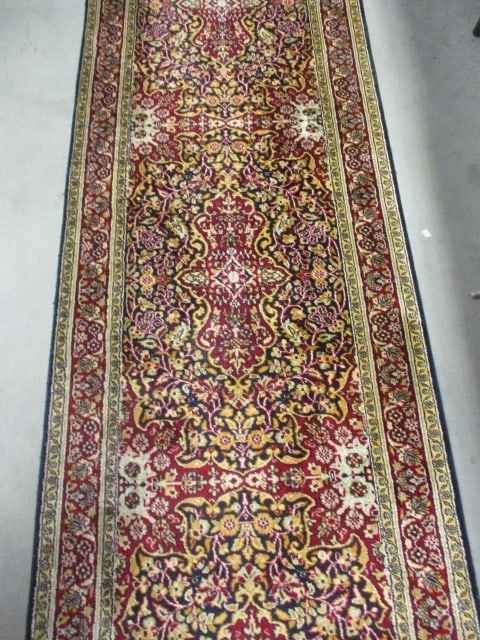Jewel of Kashmir Silk/Cotton Persian Runner - 4