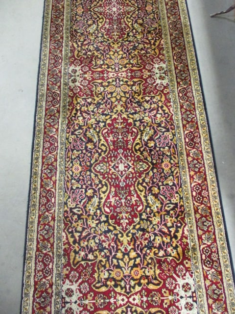 Jewel of Kashmir Silk/Cotton Persian Runner - 5
