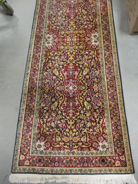 Jewel of Kashmir Silk/Cotton Persian Runner - 6
