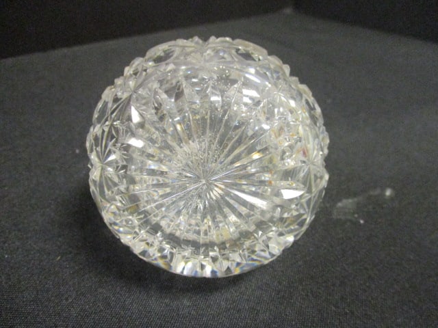 Antique English Scent/Perfume Bottle w/Sterling Collar - 4