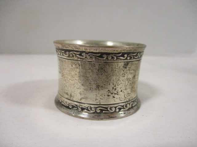 Two Sterling Napkin Rings - 2