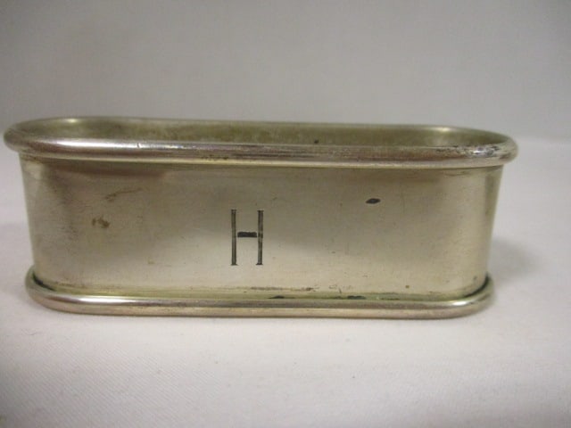 Two Sterling Napkin Rings - 4