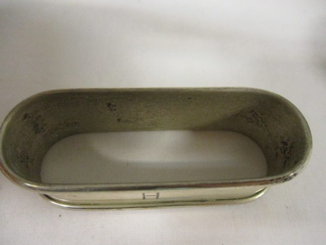 Two Sterling Napkin Rings - 5