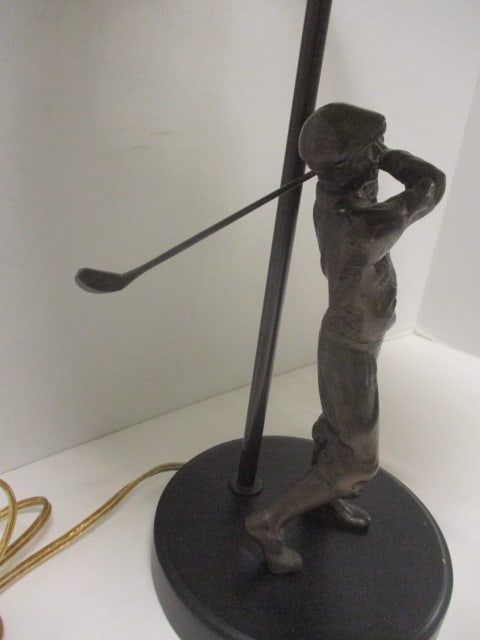 Figural Golfer w/Knickers Table Lamp - 3