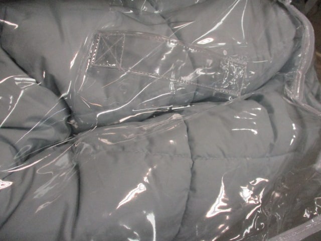 Queen Blue Down Comforter - 2
