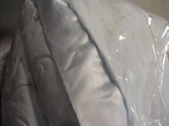 Queen Blue Down Comforter - 3