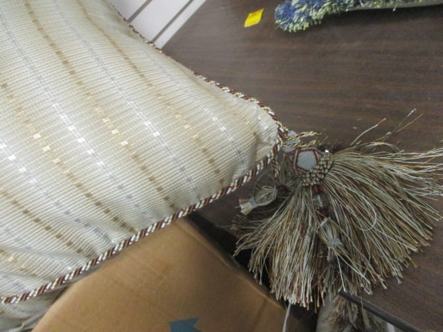Custom Made Reversible Bedding w/Bed Skirt, Shams, Accent - 3